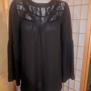 Express lace and sequined top, NWTs,  XS